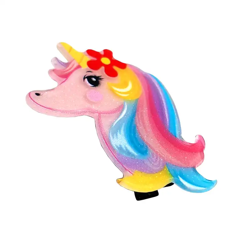 گیره مو دخترانه مدل یونیکورن کد SNG315-SH