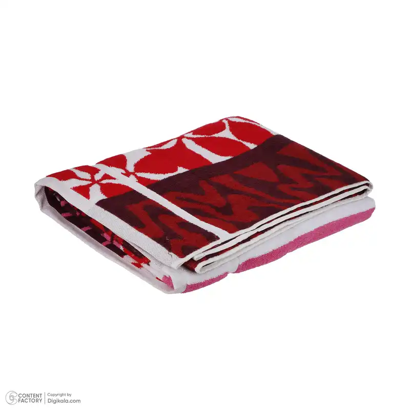 حوله حمام برق لامع مدل ارغوان سایز 160×100 سانتی متر