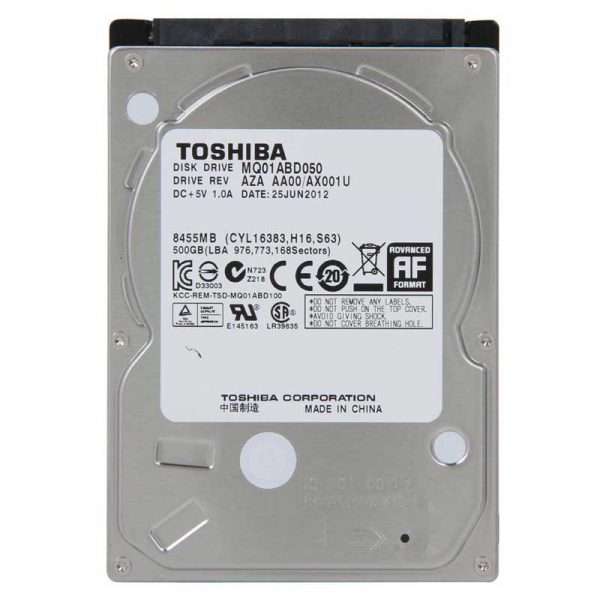 هارد دیسک اینترنال مدل MQ01ABD100v ظرفیت 1ترابایت هارد دیسک اینترنال مدل MQ01ABD100v ظرفیت 1ترابایت