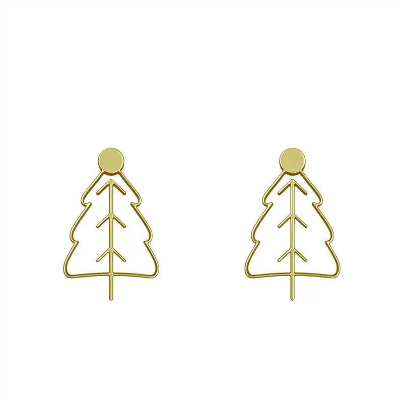 گوشواره طلا 18 عیار زنانه مدوپد مدل درخت کد GA1-15841