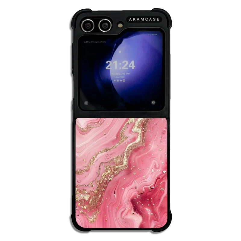 کاور آکام مدل AMC-WSGZFLIP5-PINK-11 مناسب برای گوشی موبایل سامسونگ Galaxy Z Flip 5