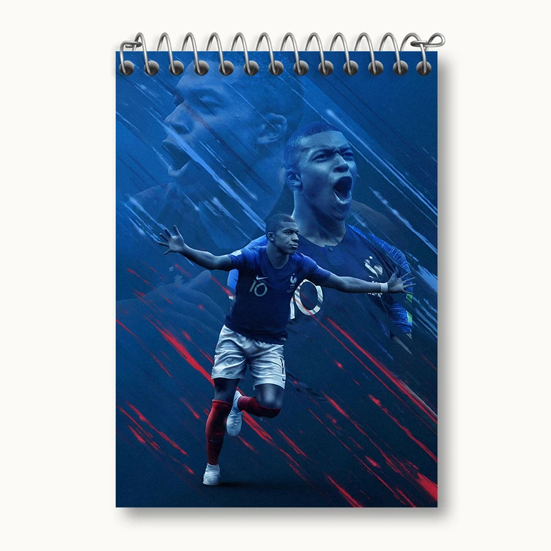 دفتر یادداشت 50 برگ خندالو طرح کیلیان امباپه کد N2795