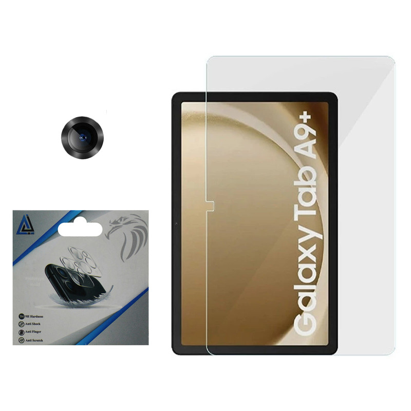 محافظ صفحه نمایش مدل 256_5G_Ultra مناسب برای تبلت سامسونگ (Galaxy Tab A9 Plus 11 (X215-X216 به همراه محافظ لنز دوربین