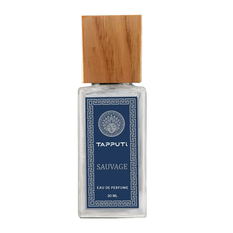 عطر جیبی مردانه تاپوتی مدل SAUVAGE با رایحه گرم، مرکباتی حجم 30 میلی‌لیتر