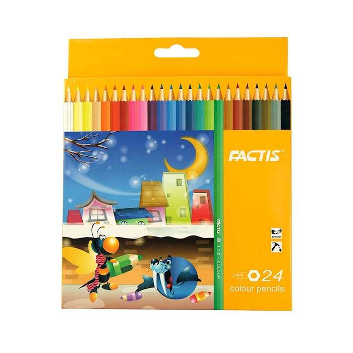 مداد رنگی 24 رنگ فکتیس مدل 112 کد 007