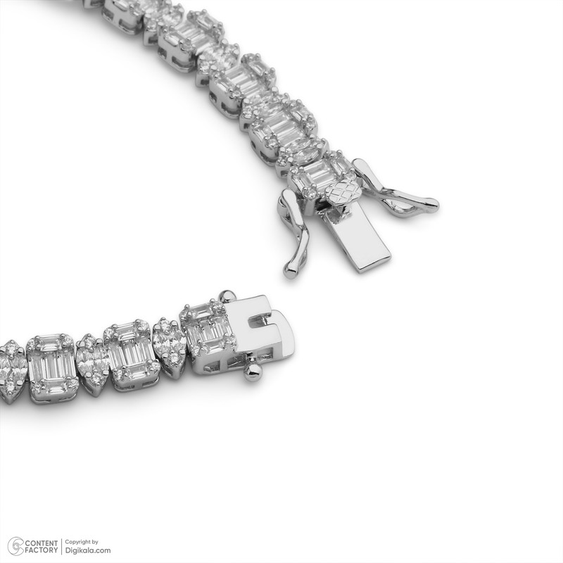 دستبند تنیسی نقره زنانه مایا ماهک مدل MSB253