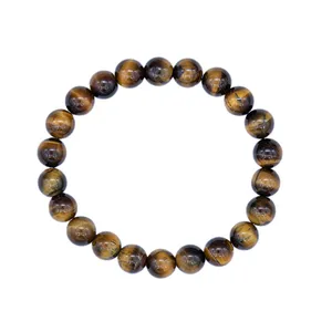 دستبند مردانه مانا جم مدل سنگ چشم ببر