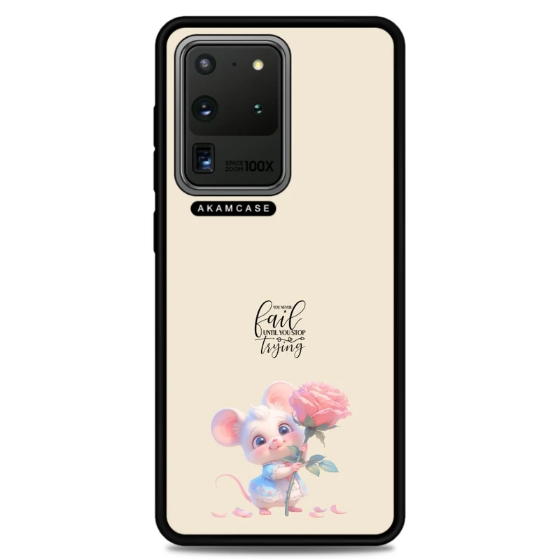 کاور آکام مدل AMC-WSGS20U-ANIMALS QOUTES-14 مناسب برای گوشی موبایل سامسونگ Galaxy S20 Ultra