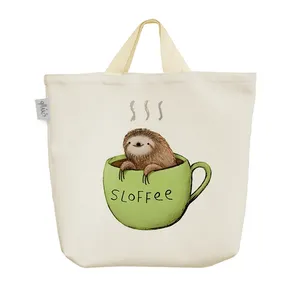 ساک خرید خندالو مدل تنبل و قهوه کد H851