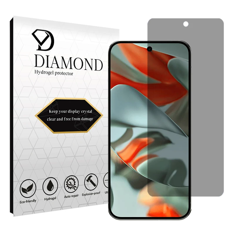 محافظ صفحه نمایش حریم شخصی دیاموند مدل Tough مناسب برای گوشی موبایل گوگل Pixel 9 Pro XL