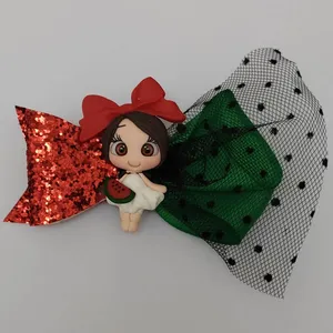 گیره مو دخترانه مدل فانتزی عروسک دار شب یلدا