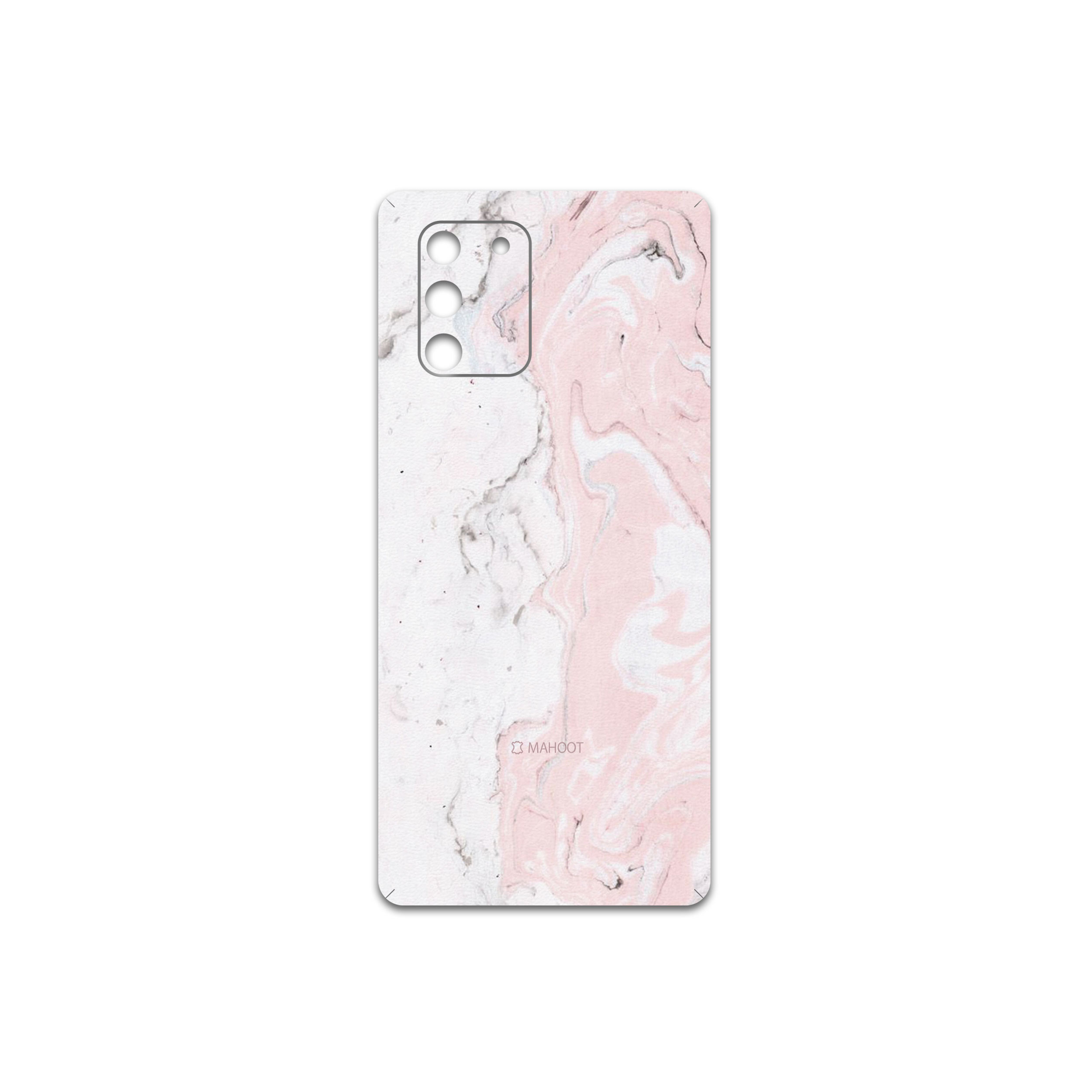 برچسب پوششی ماهوت مدل Blanco-Pink-Marble مناسب برای گوشی موبایل سامسونگ Galaxy S10 Lite