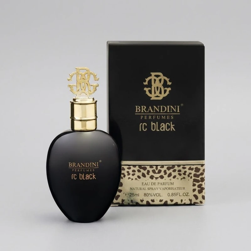 عطر جیبی زنانه برندینی مدل RC Black حجم 25 میلی لیتر