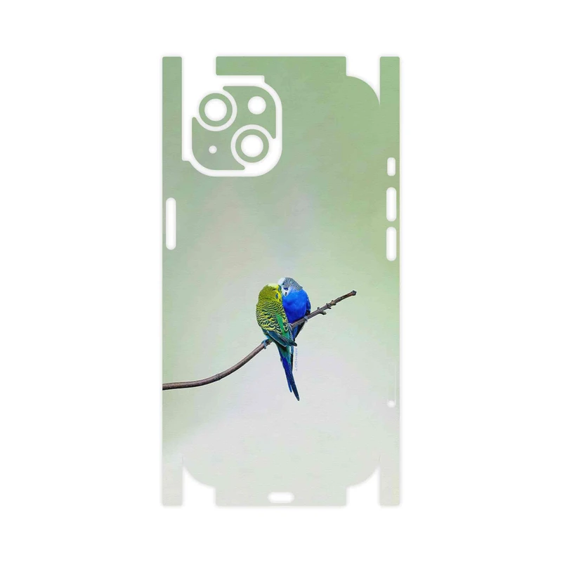برچسب پوششی ماهوت مدل Lovebird-FullSkin مناسب برای گوشی موبایل اپل iPhone 15
