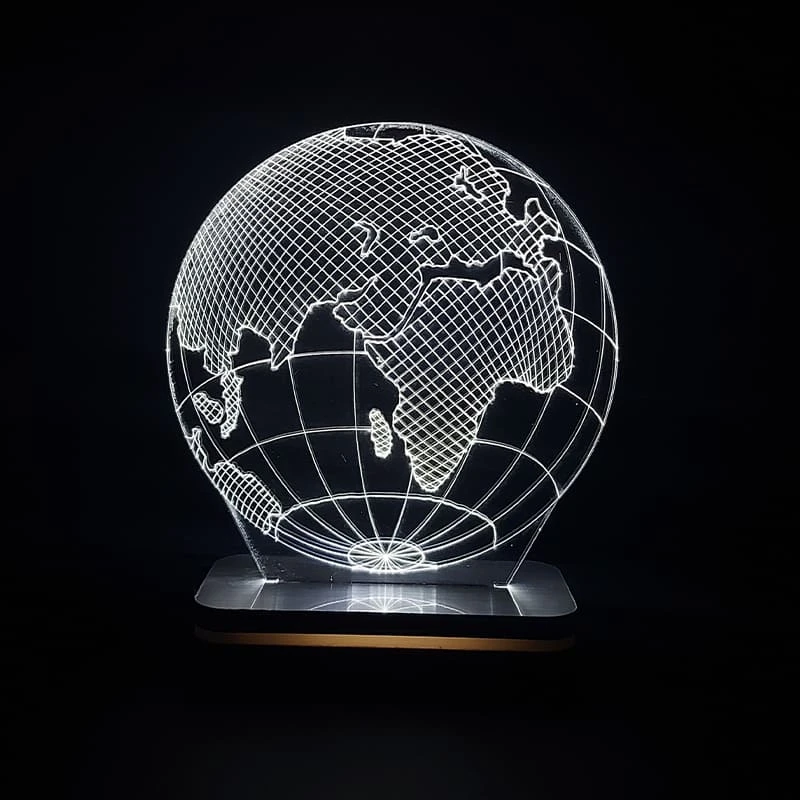 چراغ خواب سان لیزر طرح کره زمین مدل کلید دار کد 1100