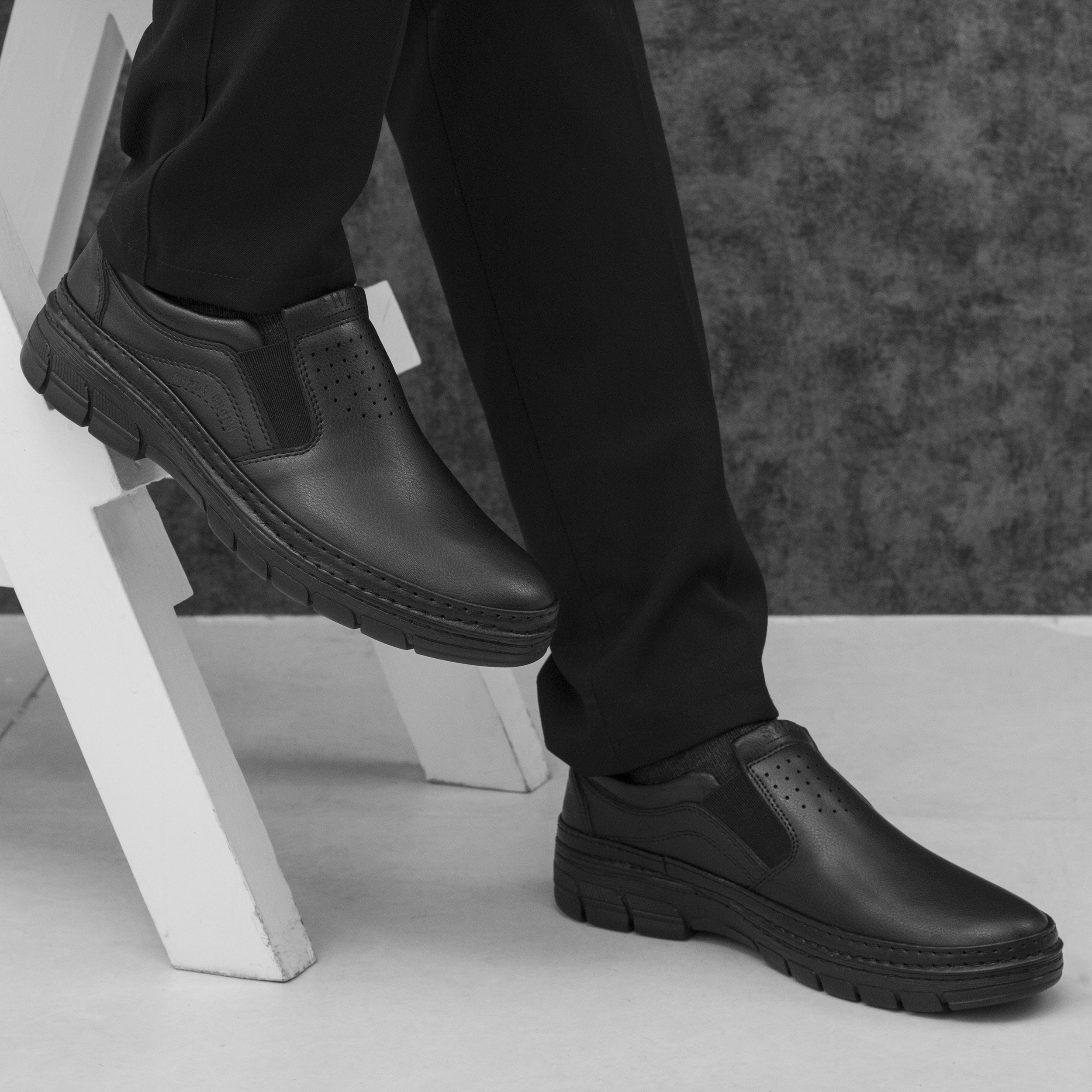 کفش مردانه مدل سهند کد arya رنگ مشکی