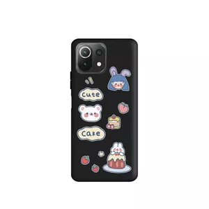کاور طرح دختر شکمو کد m3102 مناسب برای گوشی موبایل شیائومی Mi 11 Lite / Mi 11 Lite 5G  