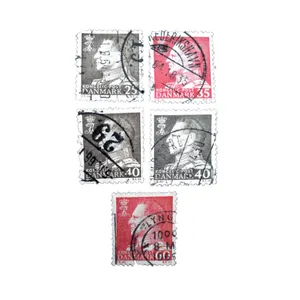 تمبر یادگاری مدل دانمارک کد DS4125 مجموعه 5 عددی
