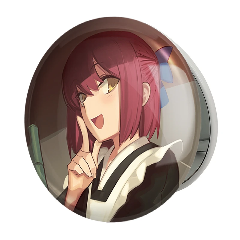 آینه جیبی خندالو طرح بازی تسوکی هیمه‌ (Tsukihime) مدل تاشو کد 34520