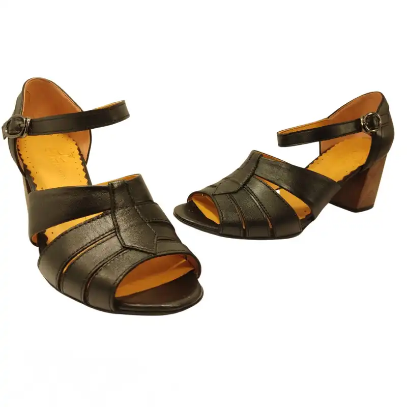 صندل زنانه مدل چرم طبیعی کد 598.1