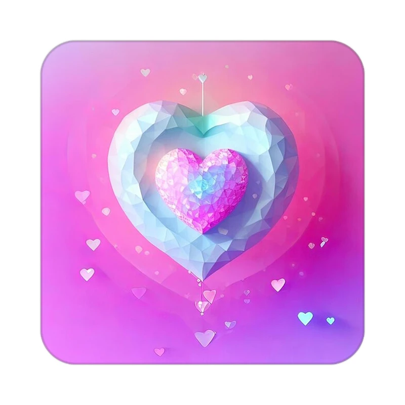 زیر لیوانی کاکتی مدل عاشقانه کد mp14161