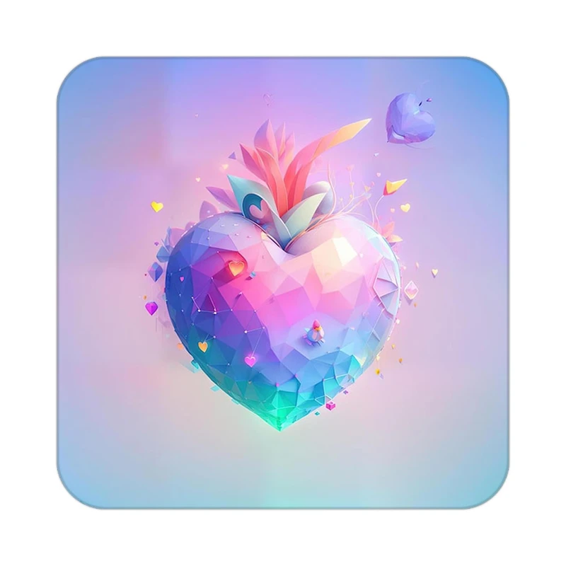 زیر لیوانی کاکتی مدل عاشقانه کد mp11927