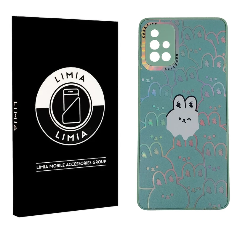 کاور لیمیا مدل فانتزی لنزدار طرح عروسکی PVD مناسب برای گوشی موبایل سامسونگ Galaxy A51