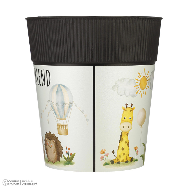 سطل زباله فرش کیپس طرح زرافه کد 003