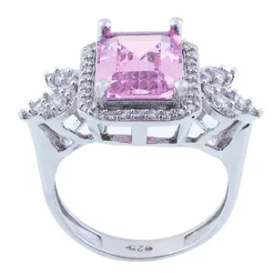 انگشتر نقره زنانه مدل سنگ کوارتز کد p3300