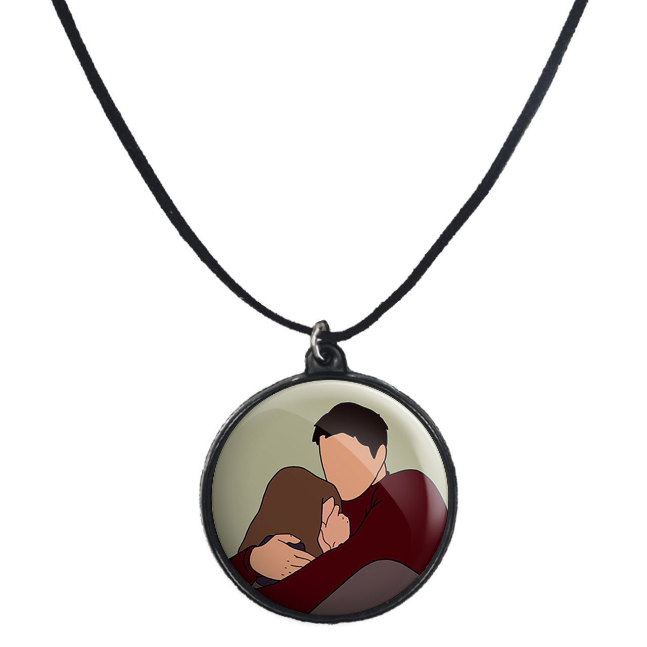 گردنبند پرمانه طرح فرندز کد pmb.18944 مدل دو طرفه