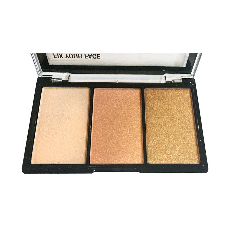 پالت هایلایتر دودو گرل مدل Professional Makeup مجموعه دو عددی پالت هایلایتر دودو گرل مدل Professional Makeup مجموعه دو عددی