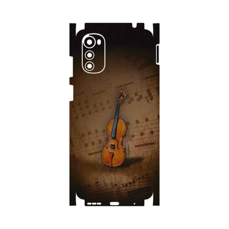 برچسب پوششی ماهوت مدل Violin_Instrument-FullSkin مناسب برای گوشی موبایل موتورولا Moto E32s