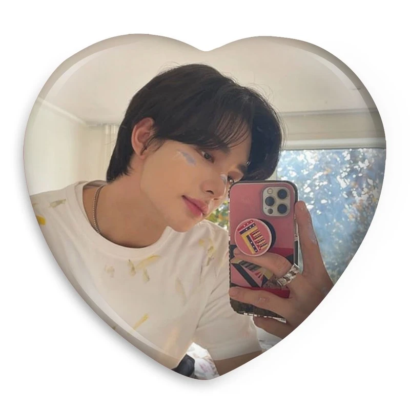 پیکسل خندالو طرح هیونجین گروه استری کیدز Stary Kids مدل قلبی کد 16924