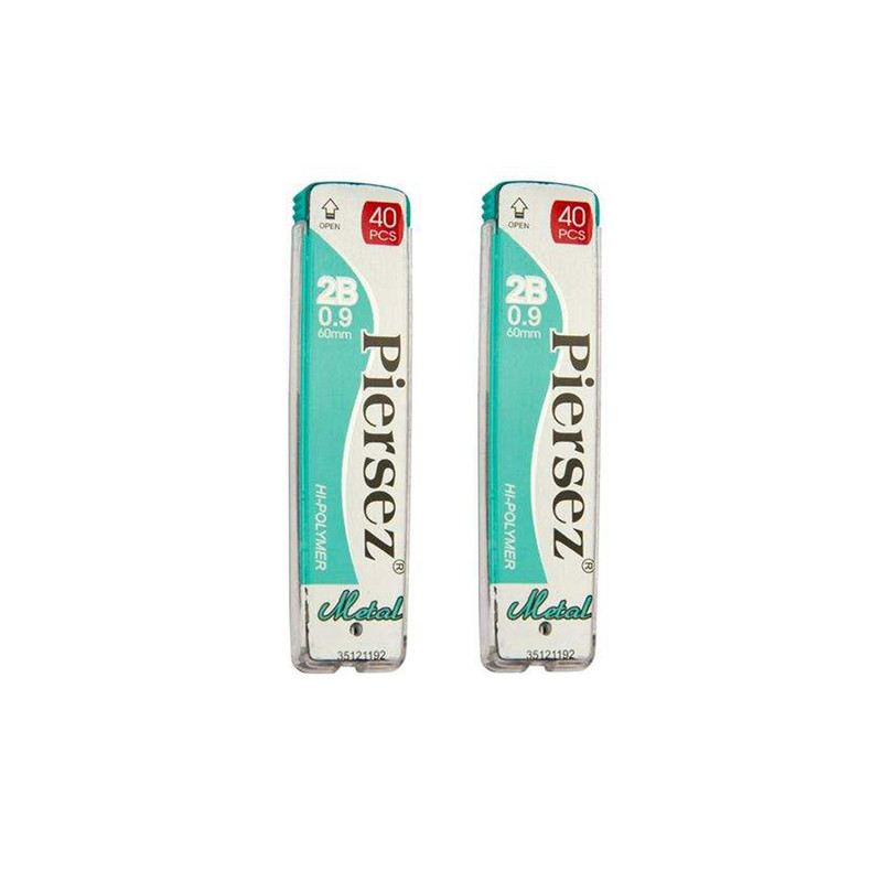 نوک مداد نوکی 0.9 میلی متری پییرسز مدل 2B بسته 2 عددی