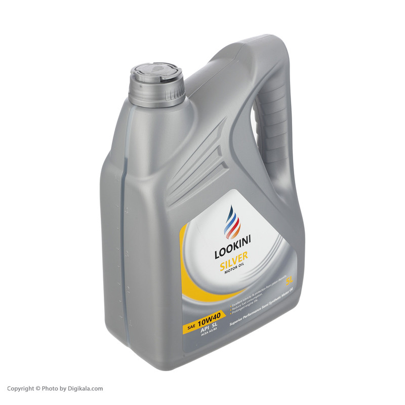 روغن موتور خودرو لوکینی مدل Silver-10W40 حجم 5 لیتر