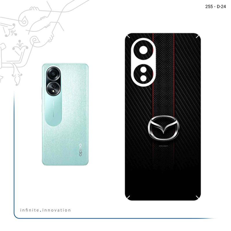 برچسب پوششی ماهوت مدل Mazda_Motor مناسب برای گوشی موبایل اپو A58 4G