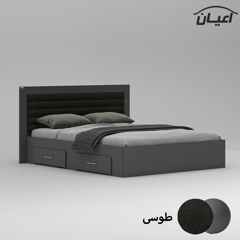 تخت خواب دونفره اعیان مدل FH830 سایز 160x200 سانتی متر