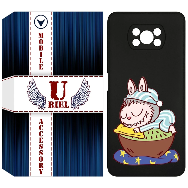 کاور یوریل مدل KSH کد 127 طرح عروسک لبوبو مناسب برای گوشی موبایل شیائومی Poco X3 / X3 Pro