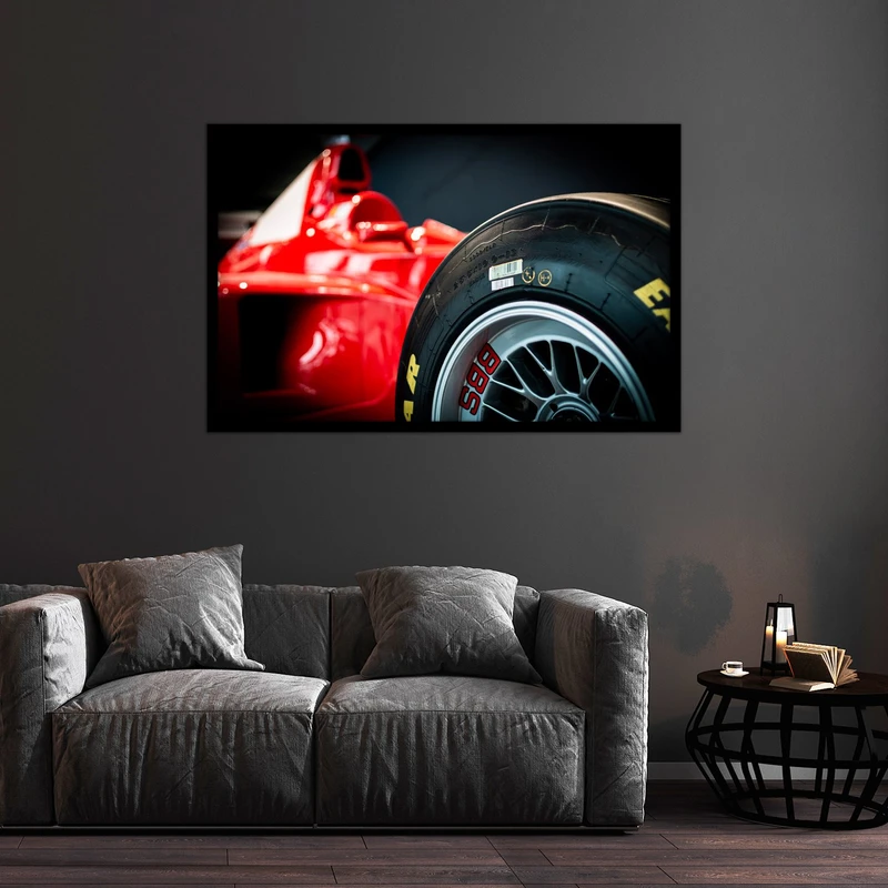 تابلو بکلیت طرح ماشین مسابقه و فرمول یک مدل B-bu2563