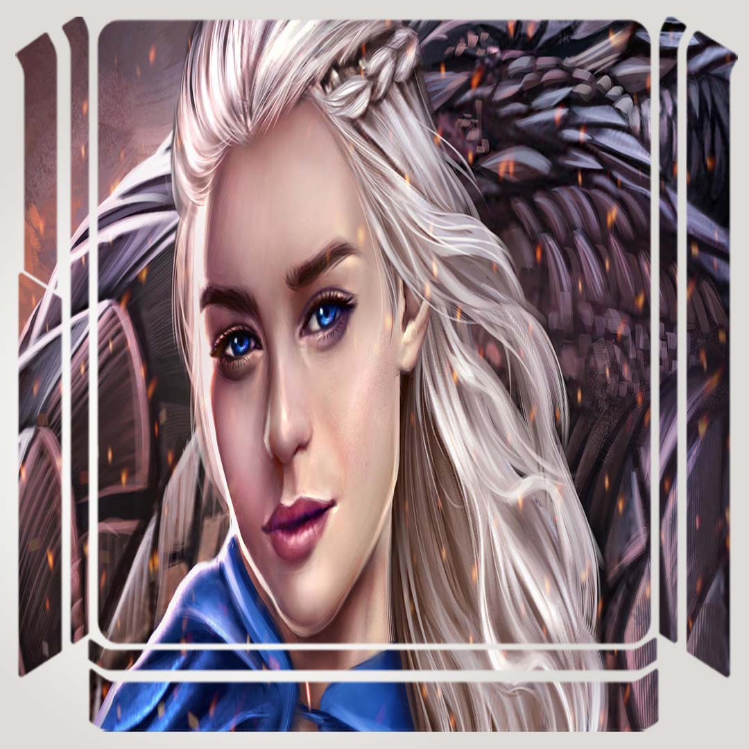برچسب پلی استیشن ۴ مدل daenerys targaryen fan artwork کد PSS-319 
