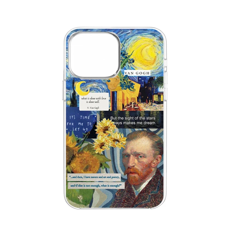 کاور مدل Van Gogh مناسب برای گوشی موبایل اپل IPhone 14 ProMax