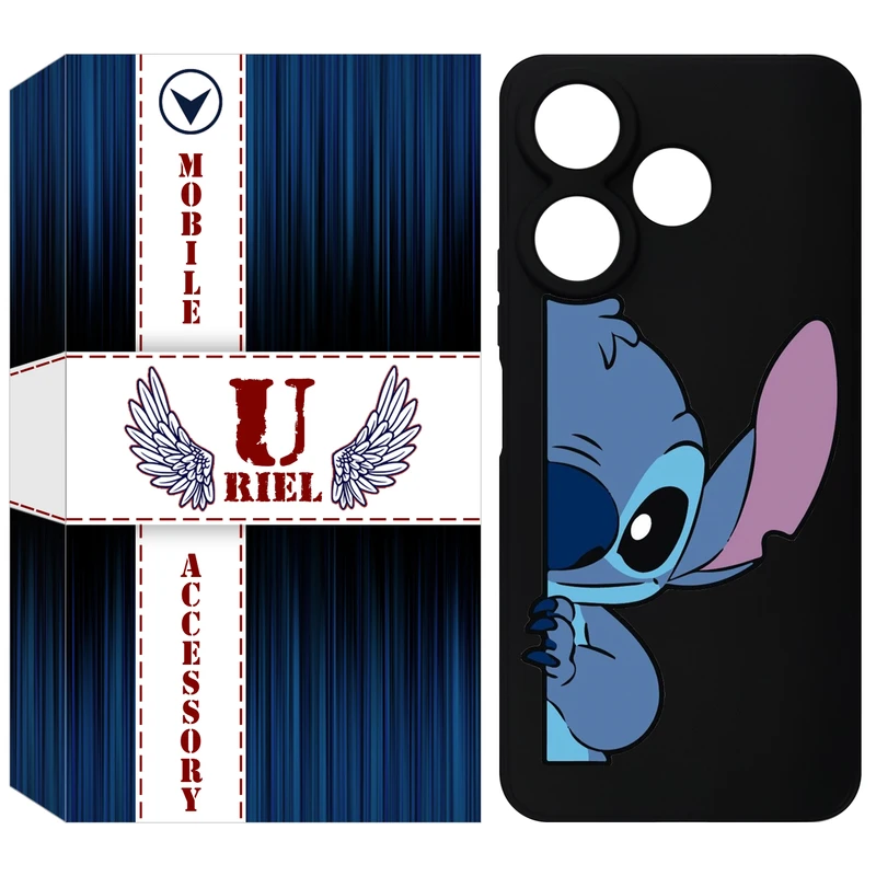 کاور یوریل مدل KSH کد 74 طرح استیچ مناسب برای گوشی موبایل شیائومی Redmi 13 4G / 13 5G / Poco M6 4G