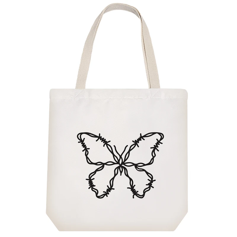 ساک خرید خندالو مدل پروانه سیم خاردار کد 6399