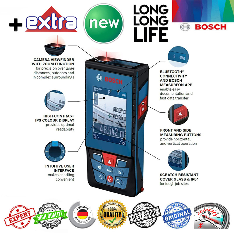 متر لیزری بوش مدل GLM 100-25 C ح