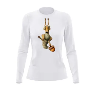 تی شرت آستین بلند زنانه مدل اسکرات