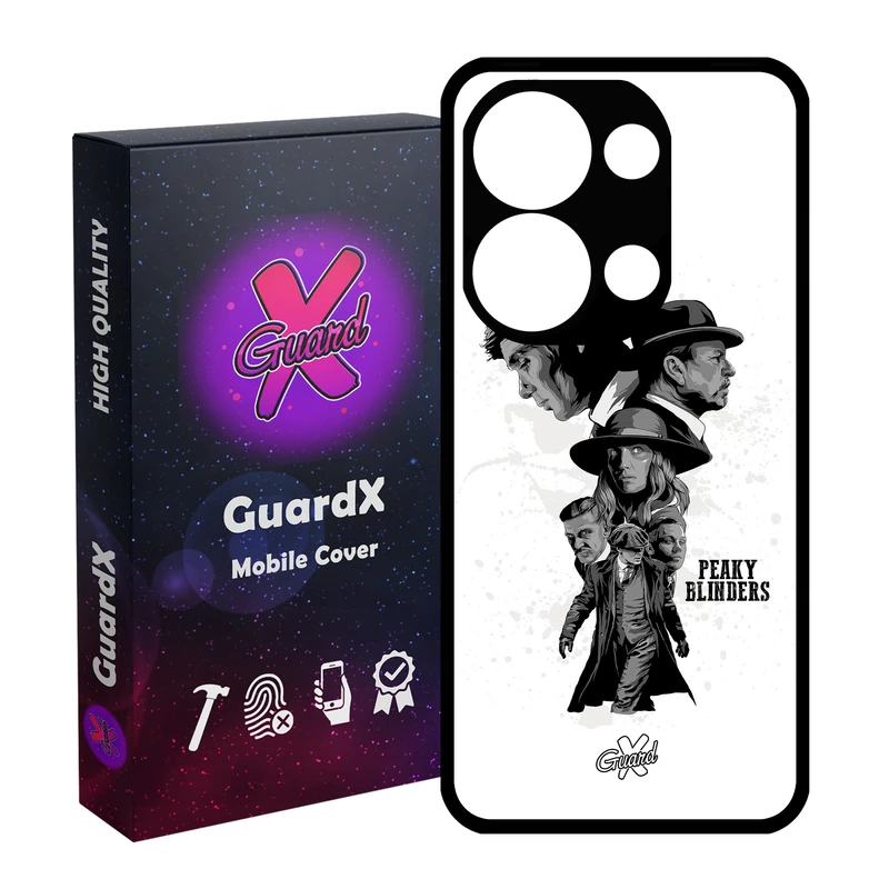 کاور گارد ایکس طرح Peaky Blinders مدل Glass10005 مناسب برای گوشی موبایل شیائومی Redmi Note 13 Pro 4G / Poco M6 Pro 4G
