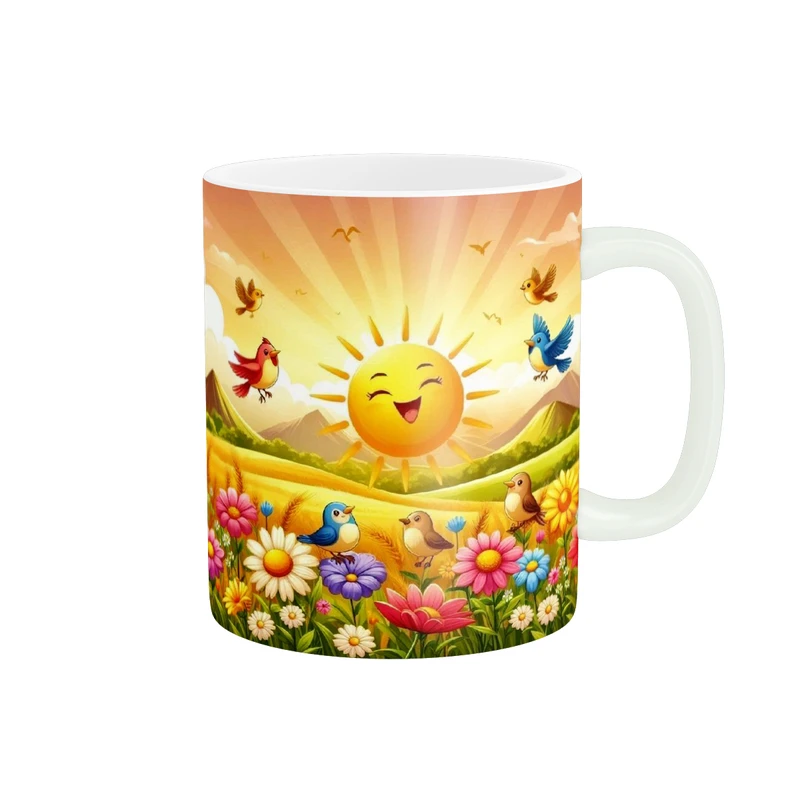  ماگ پاد آفرین طرح نقاشی  کد 3885