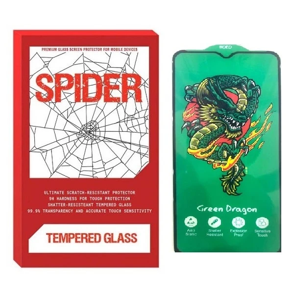محافظ صفحه نمایش اسپایدر مدل Green Dragon مناسب برای گوشی موبایل اپل iPhone 12 pro max