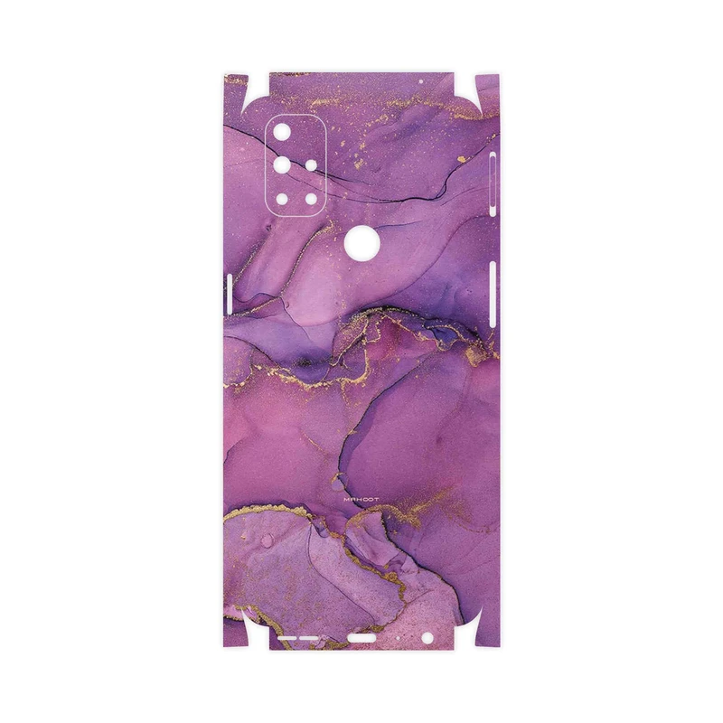 برچسب پوششی ماهوت مدل Purple Marble-FullSkin مناسب برای گوشی موبایل وان پلاس Nord N10 5G