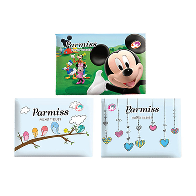 دستمال کاغذی جیبی 10 برگ پرمیس مدل j3 بسته 6 عددی